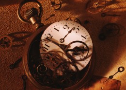 An ancient clock compass