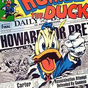 Superhero Howard the Duck
